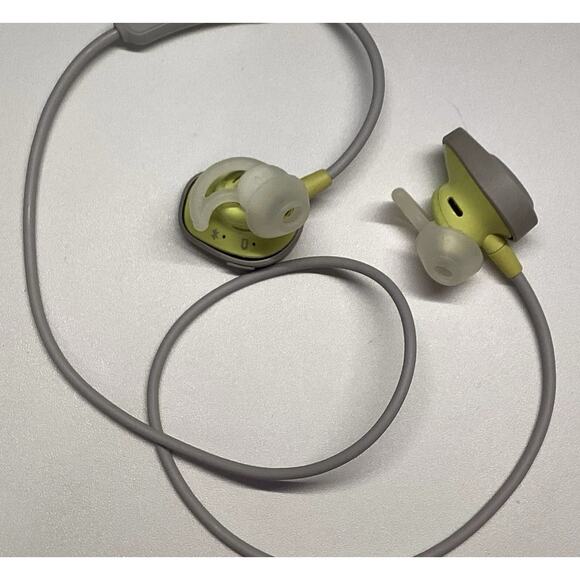 Bose Soundsport Wireless Headphones Citron Discontinued, Untested For Parts Only - Picture 3 of 8